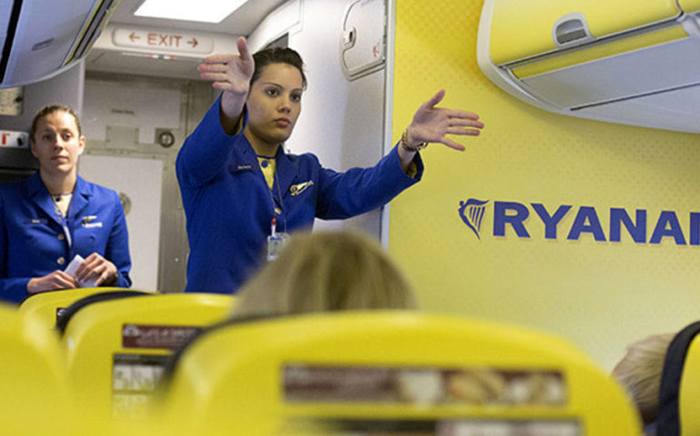 Nuove assunzioni Ryanair nonostante la chiusura ad Alghero e la riduzione di rotte a Cagliari