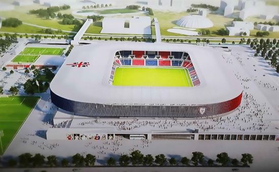 A inizio 2017 la prima pietra del nuovo stadio. I tifosi rossoblu attendono e sognano in grande