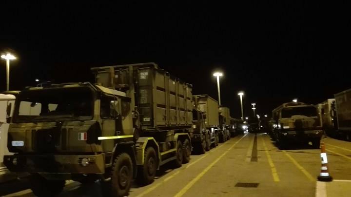 Le foto. Civitavecchia, il battaglione San Marco sulla Tirrenia si prepara alle esercitazioni a Teulada