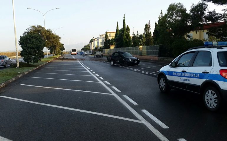 Incidente stradale nella via Lungo Saline