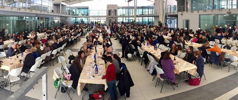Warm up, il pranzo di solidarietà organizzato dalla Caritas e dalla Marina militare, è stato un grande successo