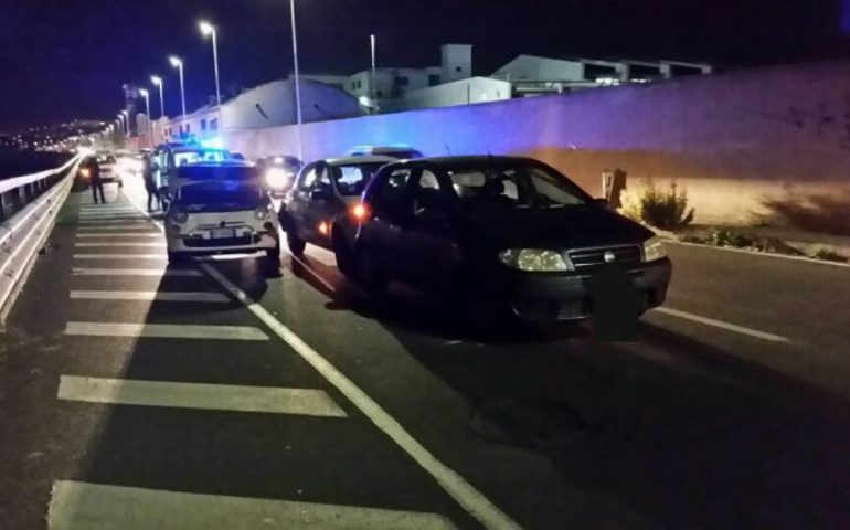 Spettacolare tamponamento nella strada arginale Terramaini: tre auto coinvolte e tre feriti lievi