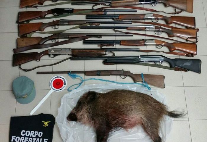 Capoterra, un’altra operazione contro i bracconieri: sedici persone denunciate e dieci fucili sequestrati