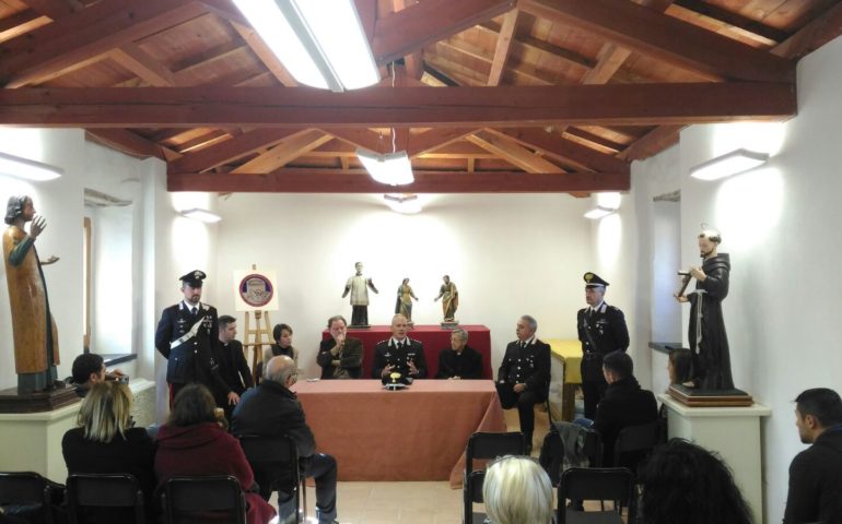 Dolinanova. I carabinieri restituiscono alla chiesa di San Pantaleo le statue trafugate tra il 1971 e il 1987