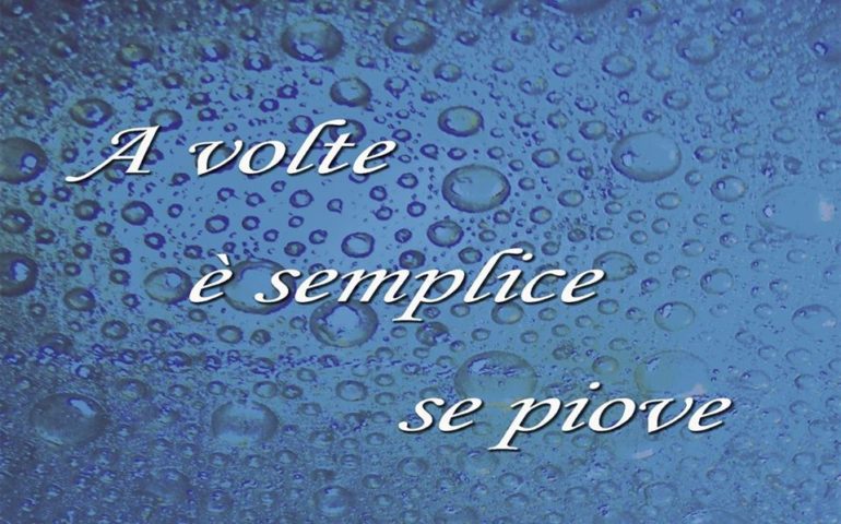 “A volte è semplice se piove”, l’ultimo romanzo di Alessio Serra. Domani la presentazione alla Mem
