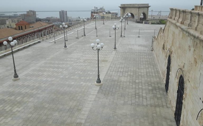 Bastione: i lavori della terrazza sono conclusi da settembre, ma ancora non si sa quando riaprirà