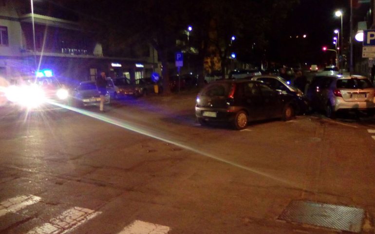 Incidente stradale in via Cugia e via Palomba