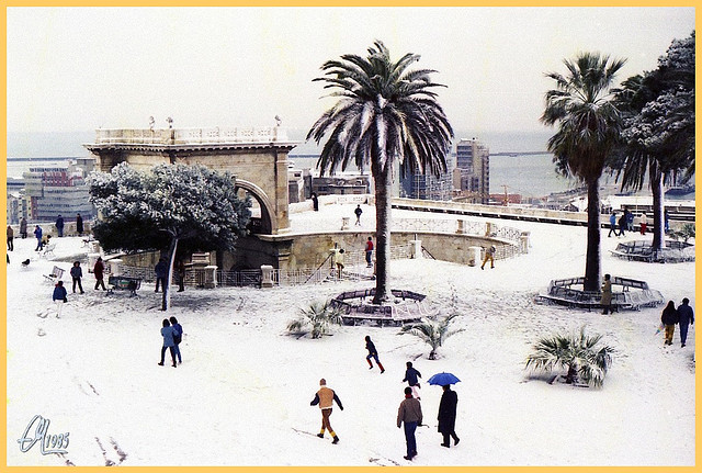 Lo sapevate? Nel 1956, 1985 e 1993 ci furono le ultime abbondanti nevicate a Cagliari