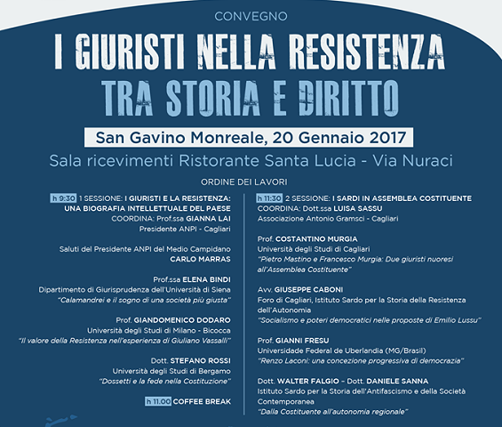 “I Giuristi nella Resistenza”, un incontro dedicato ai giovani perché conoscano e difendano i propri diritti