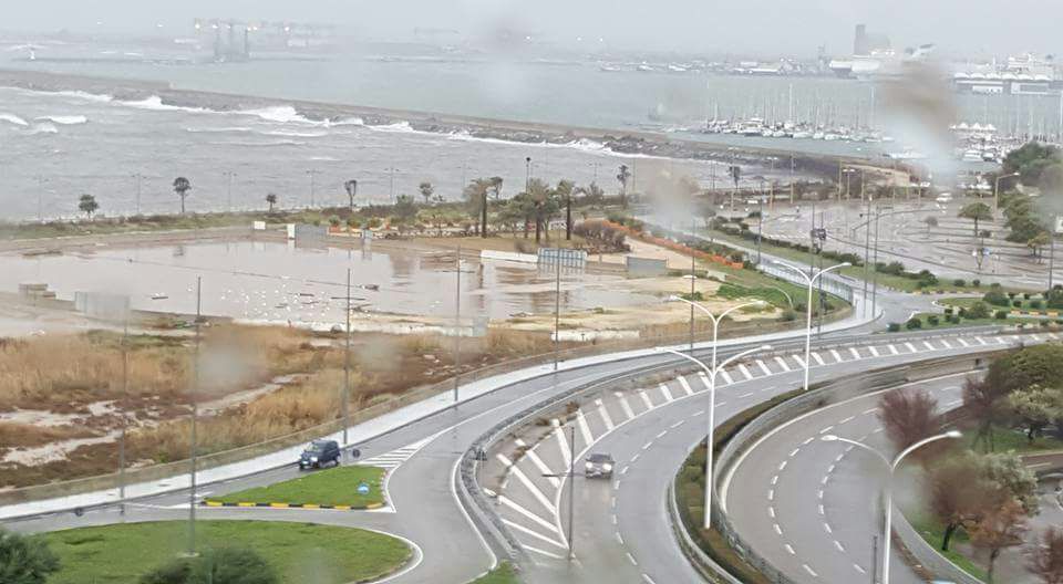 maltempo su siccu sant'elia (cagliari)