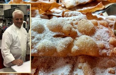 Le chiacchiere realizzate con la ricetta di Iginio Massari spiegate da Stefano Pibi