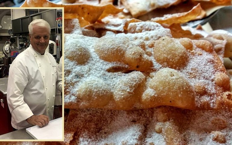 Le chiacchiere realizzate con la ricetta di Iginio Massari spiegate da Stefano Pibi