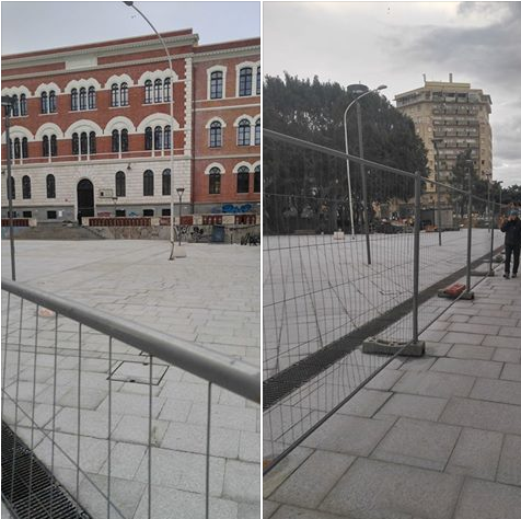 Piazza Garibaldi è ancora chiusa: le foto sull’avanzamento dei lavori