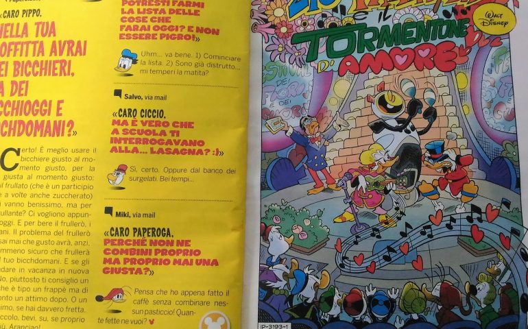 Sanremo in versione “papera”: sull’ultimo numero di Topolino la storia disegnata da Luca Usai, fumettista sardo