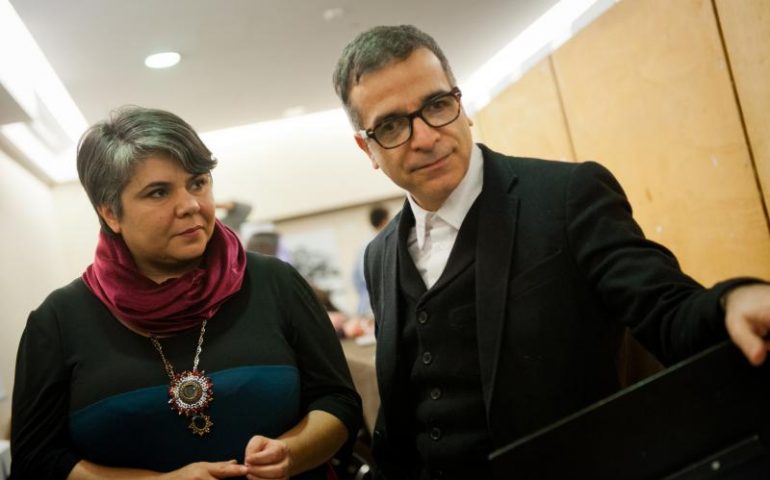 Marcello Fois e Michela Murgia nella foto di Ale Ca