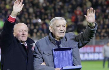 La premiazione del Collare a Gigi Riva - 12 febbraio 2017, stadio Sant'Elia.