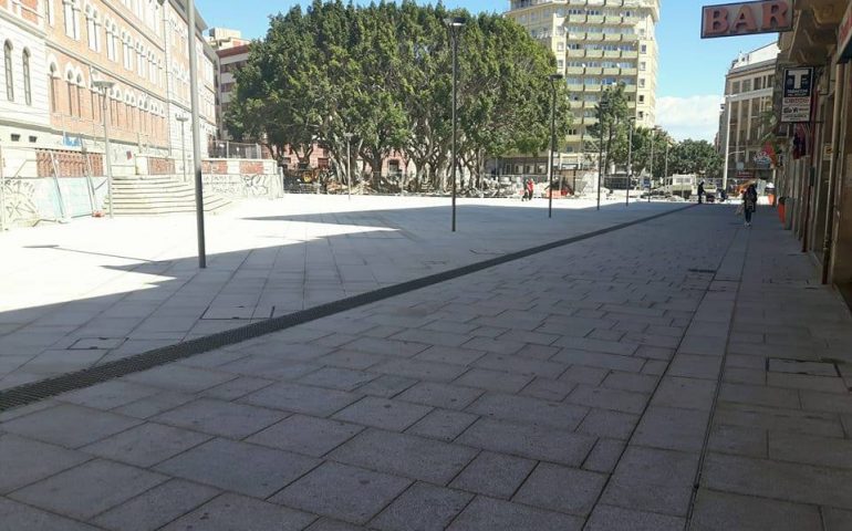Nuova Piazza Garibaldi, chiuso per lavori l’accesso a via Bosa dal varco della piazza