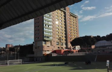 Uno dei campi da calcio del Cus Cagliari