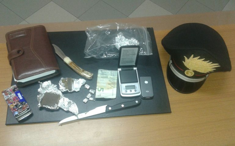 Villasor, arrestato dai carabinieri con 45 grammi di hashish