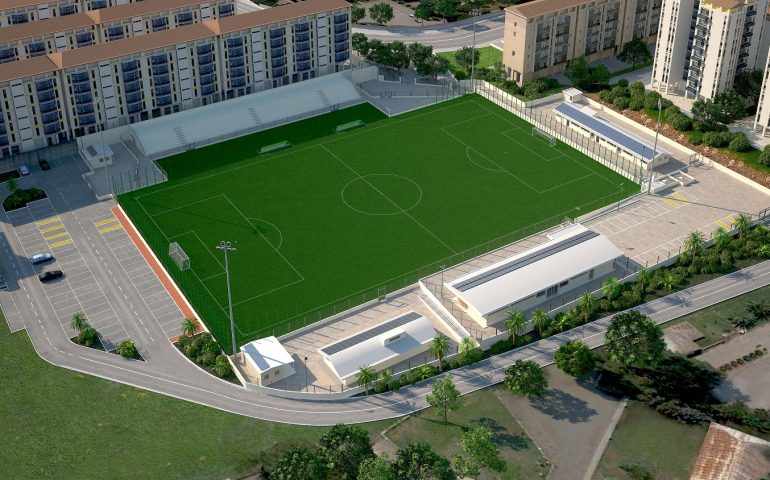 Mulinu Becciu, presentato il nuovo campo di via Crespellani che aprirà tra circa un anno