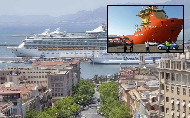 La strana giornata del Porto di Cagliari: nello stesso giorno 800 migranti e 5000 turisti