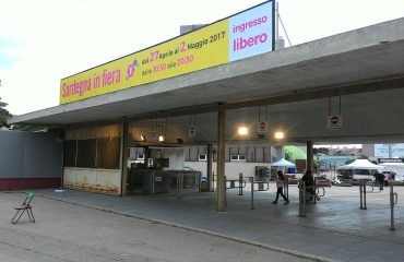 L'ingresso della Fiera di Cagliari