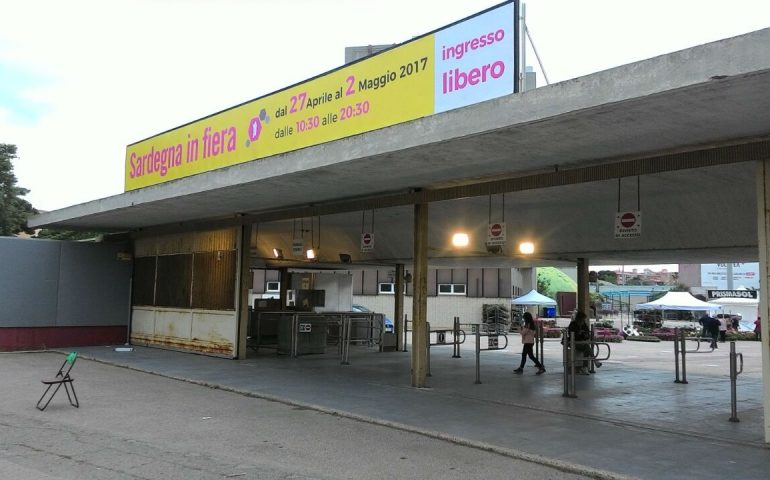 L'ingresso della Fiera di Cagliari