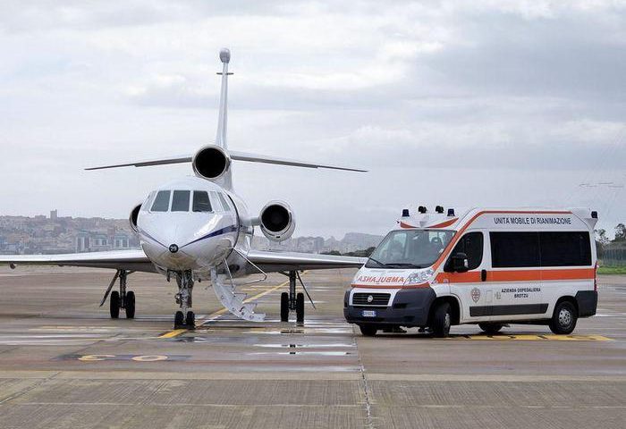 Volo militare dalla Sardegna a Roma per due bambini in gravi condizioni