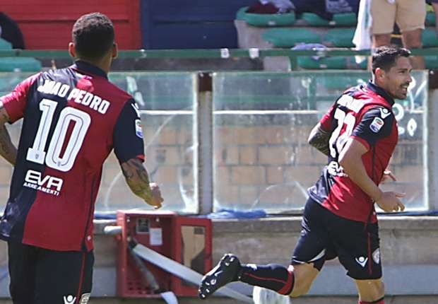 Il Cagliari non ha pietà per il Chievo: 4-0 con doppietta di Pedro e le reti di Borriello e Sau