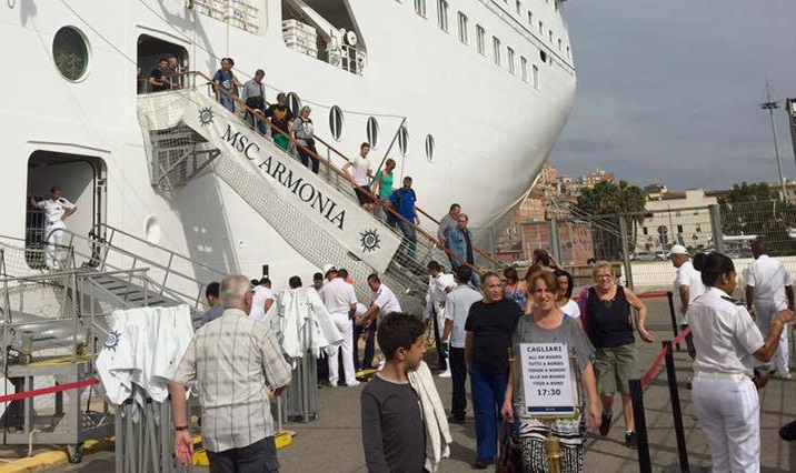 Cagliari presa d’assalto dai crocieristi: il 9 maggio giornata record con 10 mila passeggeri