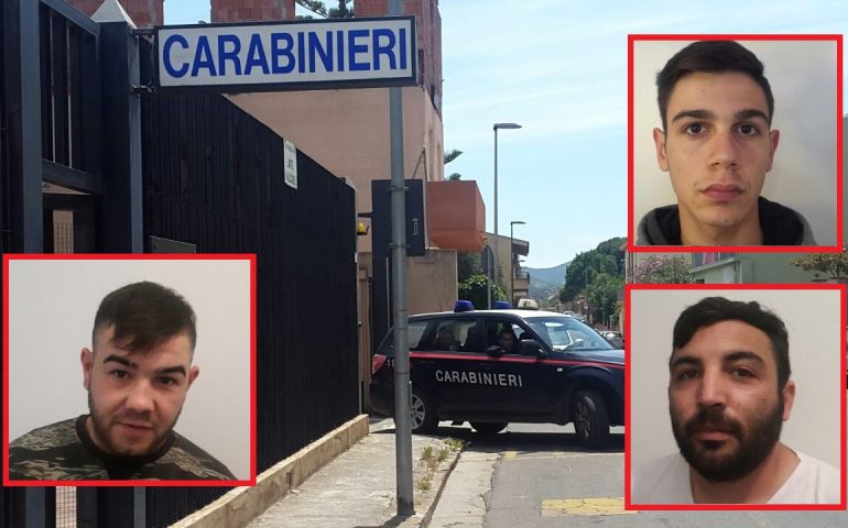 Tre giovani di Capoterra arrestati per detenzione di droga e armi e spaccio