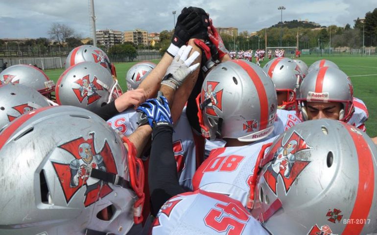 Football americano: quinta sconfitta consecutiva per i Crusaders Cagliari, battuti dalla capolista Blue Storms