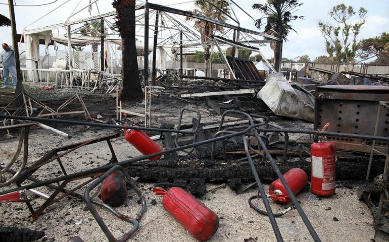 Incendio all’Oasi dei Sette Vizi: le immagini il giorno dopo le fiamme. Incendio di chiara origine dolosa (PHOTOGALLERY)