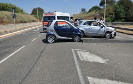 Incidente via dei conversi polizia municipale