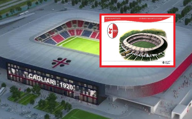 Istruzioni per il nuovo stadio del Bari: prendi lo studio di fattibilità del nuovo Sant’Elia, copia e incolla