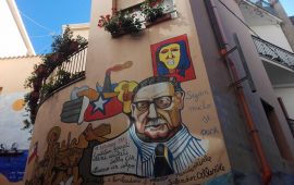 Orgosolo - murale dedicato a Salvador Allende