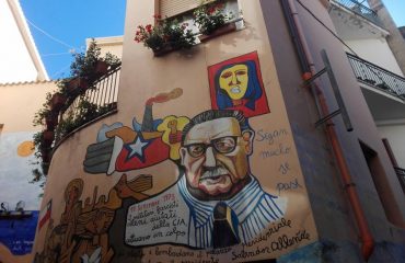 Orgosolo - murale dedicato a Salvador Allende