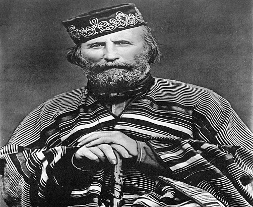 La foto ritrae Giuseppe Garibaldi