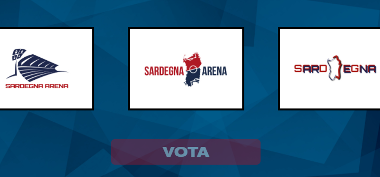 Cagliari Calcio: al via il voto per scegliere il nuovo logo della Sardegna Arena
