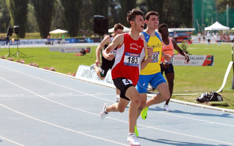 Atletica: un sardo davanti a tutti. L’oristanese Lorenzo Patta campione italiano nei 200 metri Allievi con 21″45