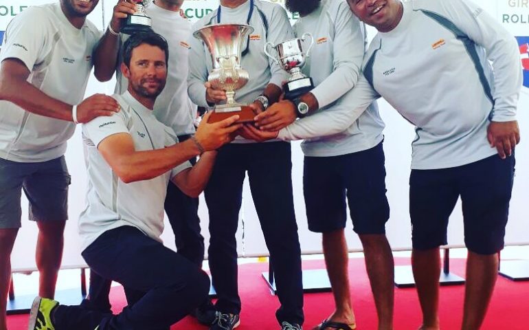 Impresa storica per un team di vela sardo: Dhl Adelasia di Torres ha vinto la Giraglia Rolex Cup 2017