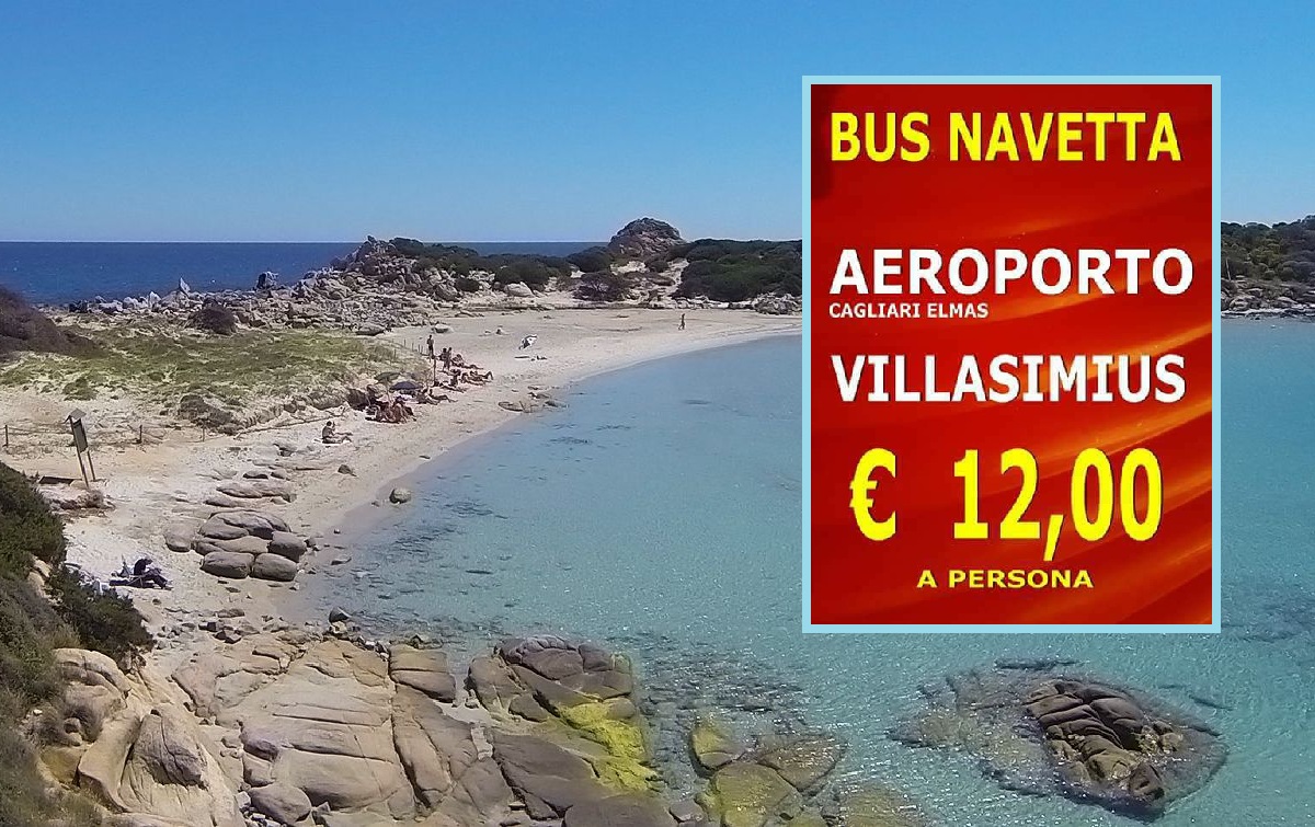 Arriva la navetta "Villasimius Express" dall'aeroporto di Cagliari al mare con soli 12 euro