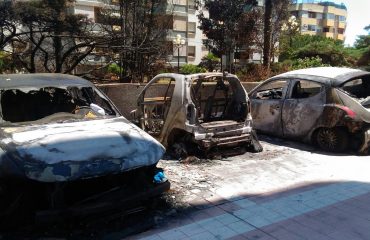 auto incendiate cagliari foto ML