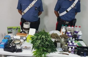 carabinieri carbonia sequestro canapa