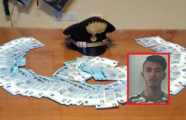 giovane algerino banconote false carabinieri