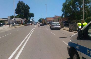 incidente viale elmas cagliari