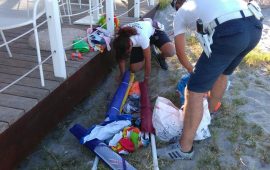 polizia municipale controlli spiaggia