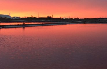 tramonto saline conti vecchi cagliari