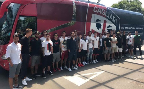 Il Cagliari è arrivato nel ritiro di Pejo in Trentino: comincia la stagione 2017-2018