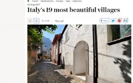 Oliena nell'articolo del Telegraph sui 19 borghi più belli d'Italia